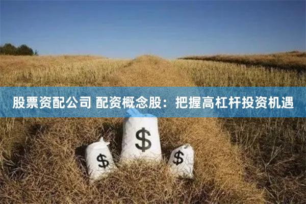 股票资配公司 配资概念股：把握高杠杆投资机遇